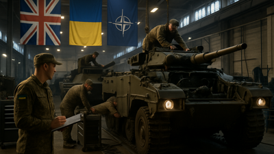 Ukraine War Developments: UK Reveals Military Maintenance Facilities Amid Escalating Conflict