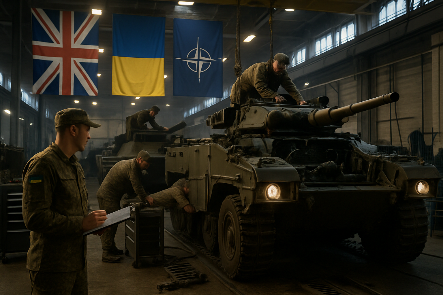 Ukraine War Developments: UK Reveals Military Maintenance Facilities Amid Escalating Conflict