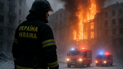 Ukrainian Firefighter Dies in Blaze as Historic Prisoner Exchange Signals Diplomatic Progress