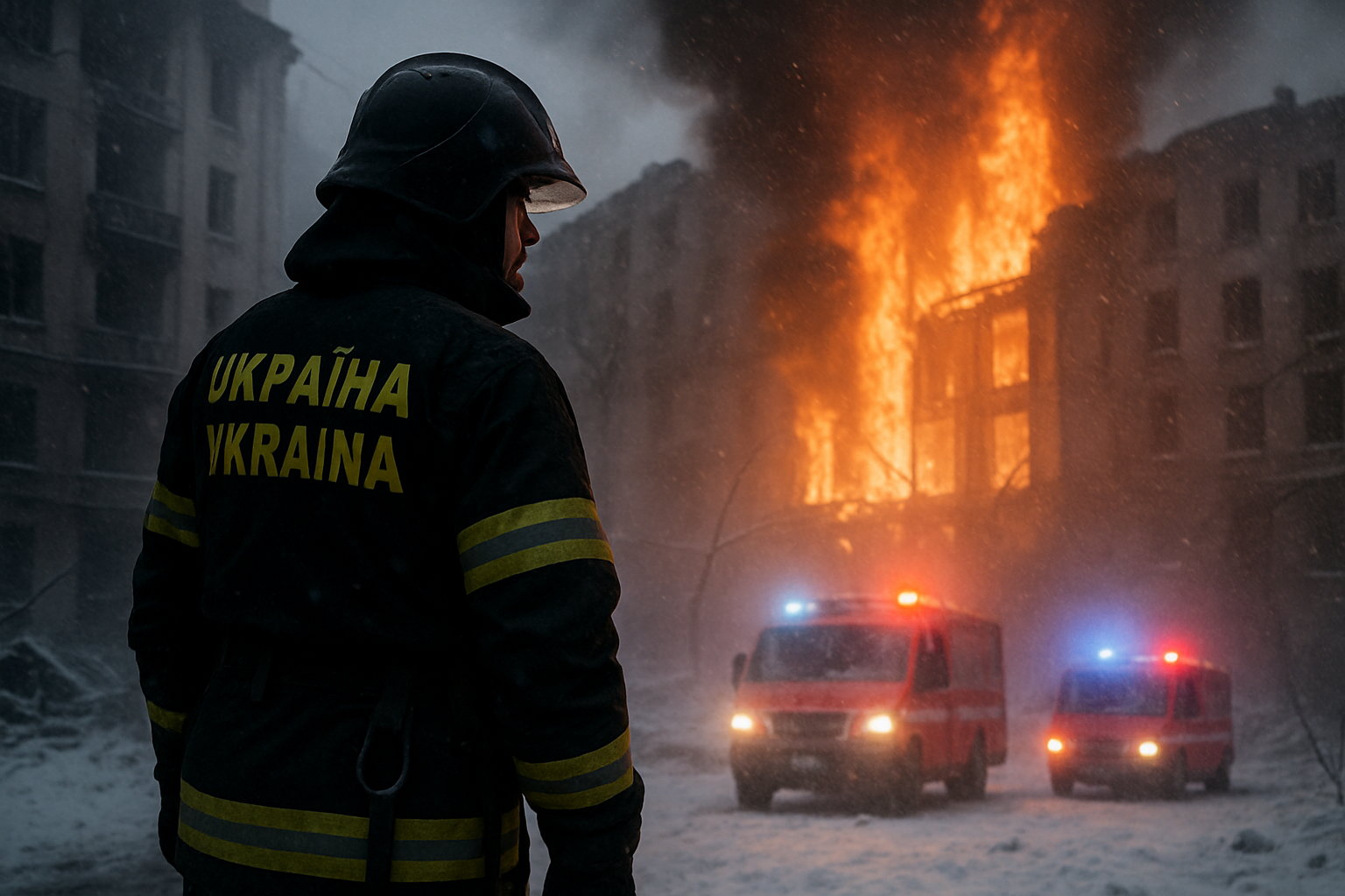 Ukrainian Firefighter Dies in Blaze as Historic Prisoner Exchange Signals Diplomatic Progress