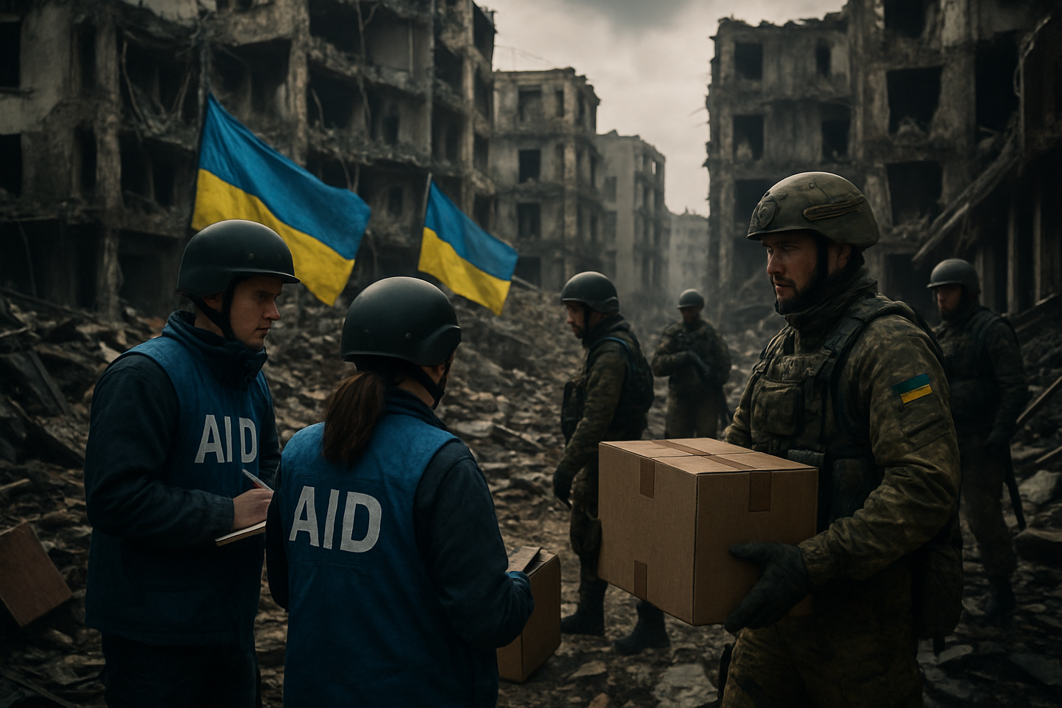 Ukraine War Escalates as Kharkiv Strike Kills 10, Military Aid Discussions Continue