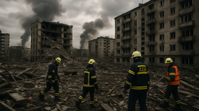 Ukraine War: Deadly Kharkiv Strike Kills Seven as Peace Talks Stalled by Iran Crisis