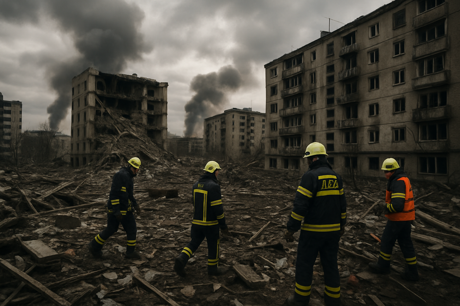 Ukraine War: Deadly Kharkiv Strike Kills Seven as Peace Talks Stalled by Iran Crisis