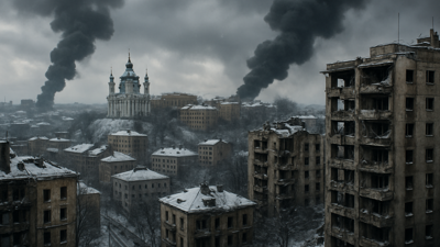 Russia Launches Massive Drone Assault on Kiev as Ukraine Peace Negotiations Stall Indefinitely