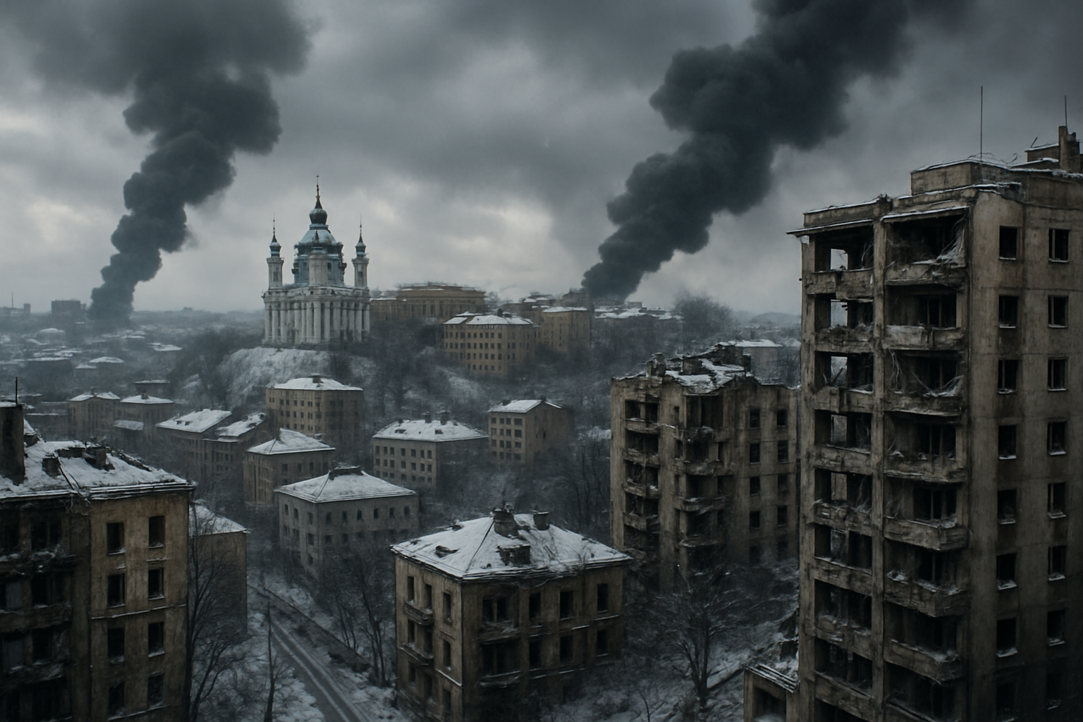 Russia Launches Massive Drone Assault on Kiev as Ukraine Peace Negotiations Stall Indefinitely