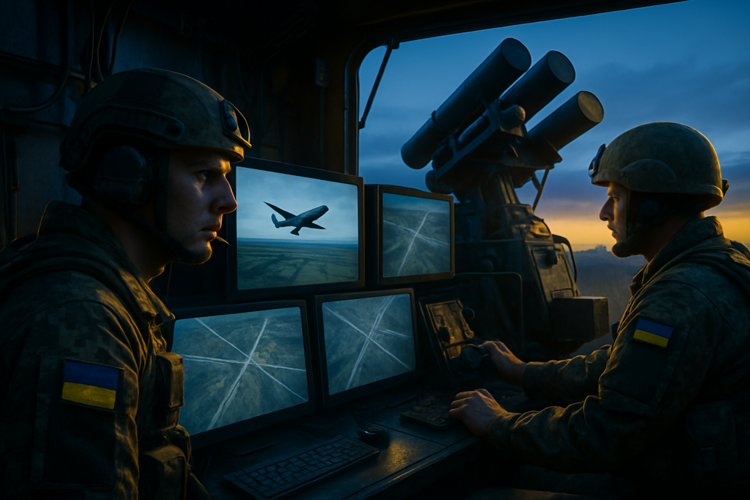 Ukraine Reports Successful Strikes on Russian Military Facilities While Defending Against Massive Drone Attacks