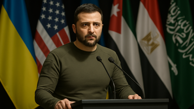 Ukraine War Peace Talks Stalled by Middle East Crisis as Zelensky Expands Military Aid Diplomacy