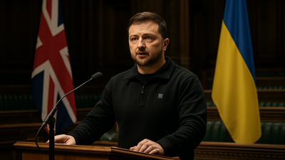 Zelensky Warns of AI-Driven Future Warfare During Historic London Visit as Peace Talks Remain Suspended