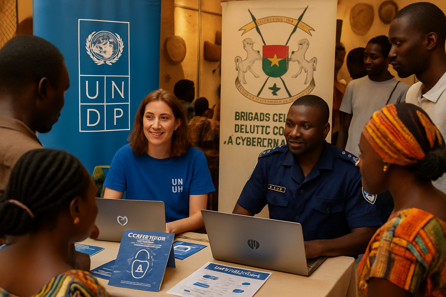 UNDP and BCLCC Unite Against Cybercrime at Burkina Faso's National Culture Week