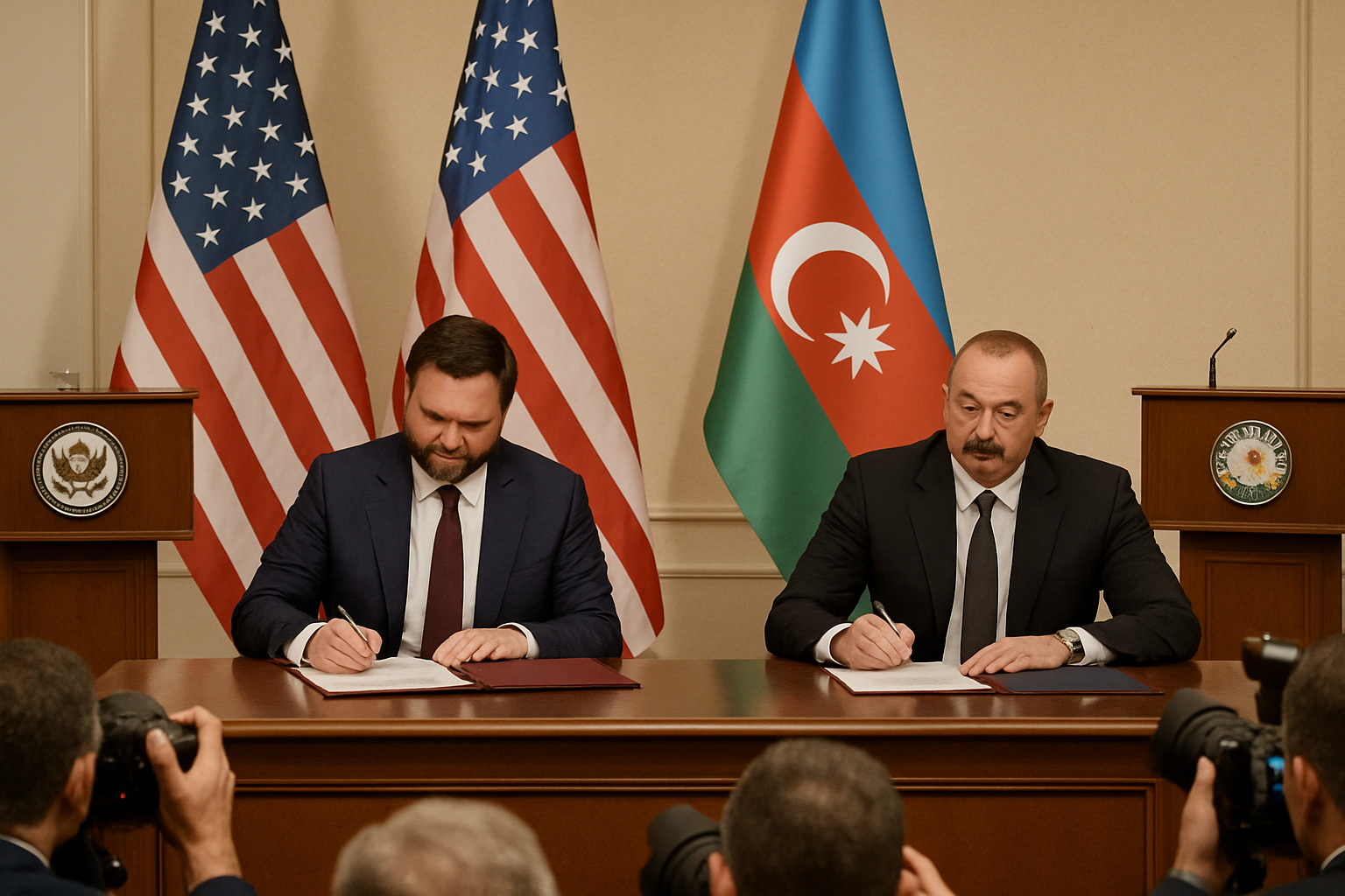 US and Azerbaijan Sign Historic Strategic Partnership Charter as Vance Visits Baku