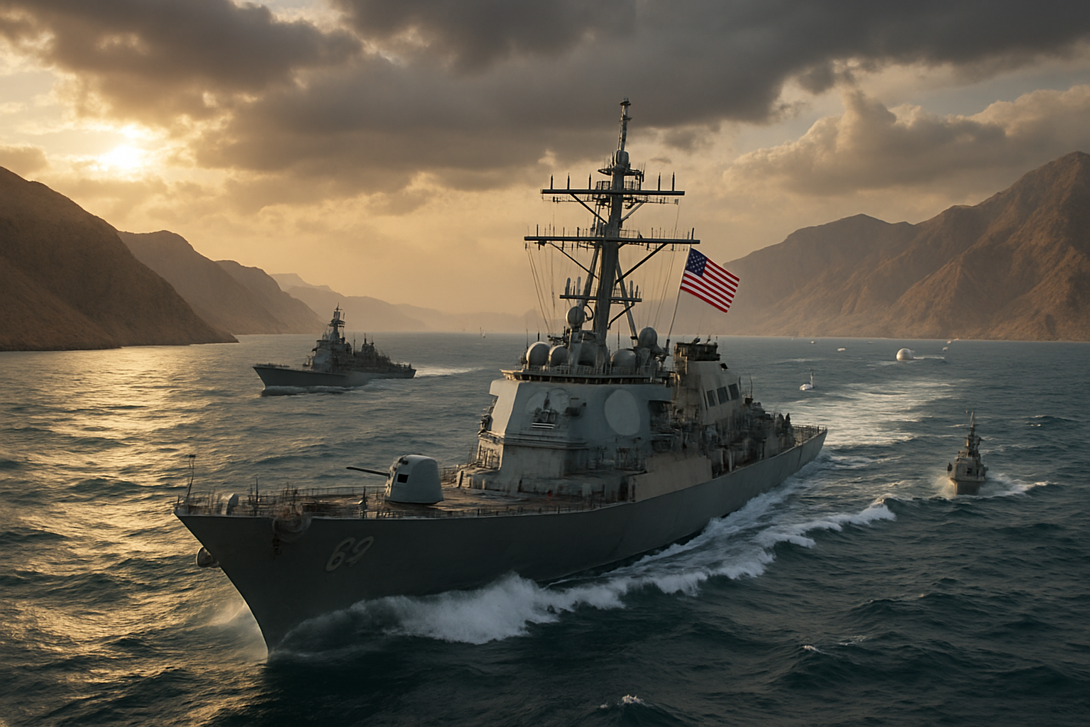 US Naval Forces Block 42 Iranian Vessels at Strait of Hormuz, Escalating Middle East Crisis