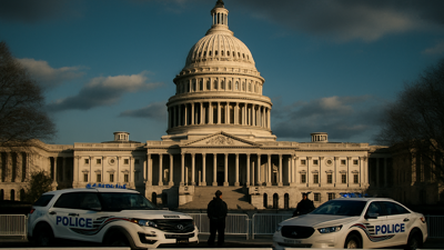 18-Year-Old Armed with Shotgun Arrested After Running Toward US Capitol Building