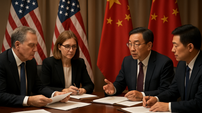 US-China 'Board of Trade' Proposal Sparks Diplomatic Hope Amid Market Concerns