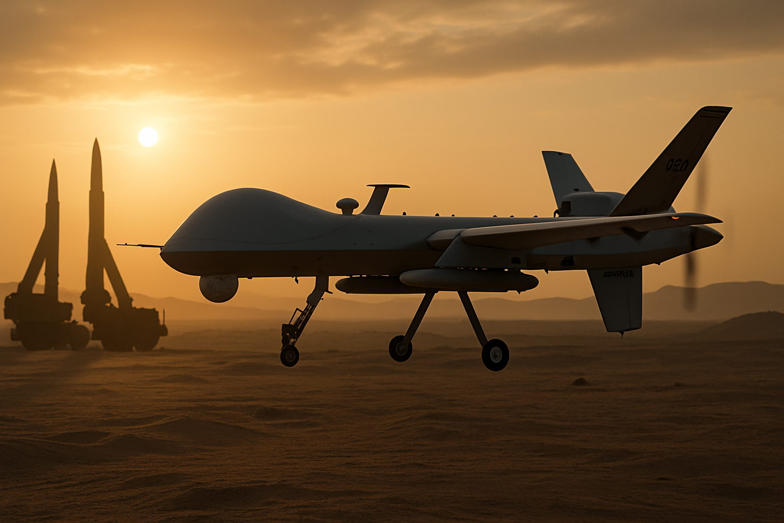 US Combat Drones Hunt Mysterious UFOs at Syria Border as Iran Unveils Advanced Ballistic Missile Arsenal