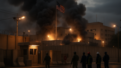 Rocket Strikes Hit US Embassy Baghdad Amid Escalating Middle East Tensions
