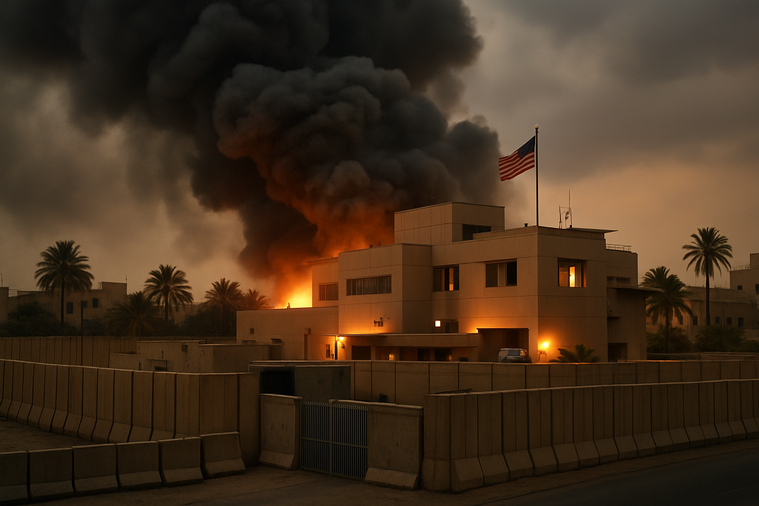 US Embassy in Baghdad Comes Under Missile and Drone Attack Amid Regional Crisis