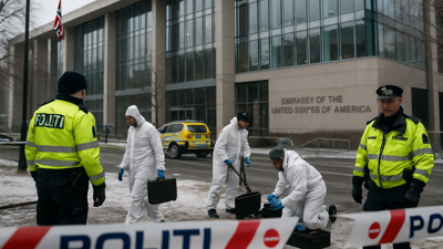 US Embassy Oslo Explosion Under Terrorism Investigation as Norwegian Police Deploy Massive Resources