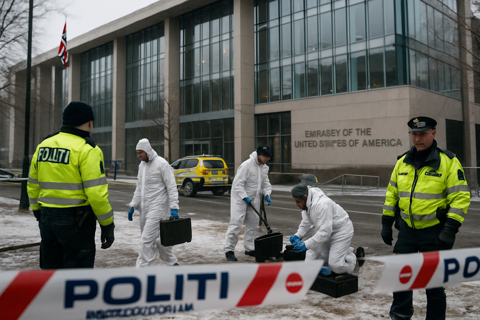 US Embassy Oslo Explosion Under Terrorism Investigation as Norwegian Police Deploy Massive Resources