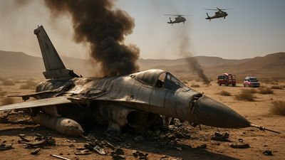 Iran Shoots Down US Fighter Jet, One Pilot Rescued in First American Aircraft Loss of War