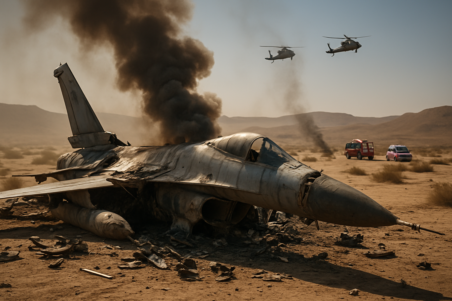 Iran Shoots Down US Fighter Jet, One Pilot Rescued in First American Aircraft Loss of War