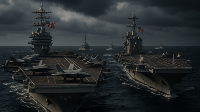 Pentagon Plans Multi-Week Strikes Against Iran as Trump Deploys Second Aircraft Carrier and Calls for Regime Change