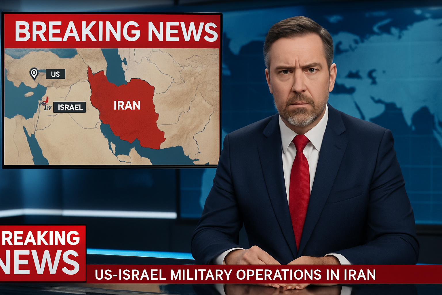 "Epic Fury": US-Israel Launch Major Military Operations Against Iran as Trump Declares Regime Change Goal