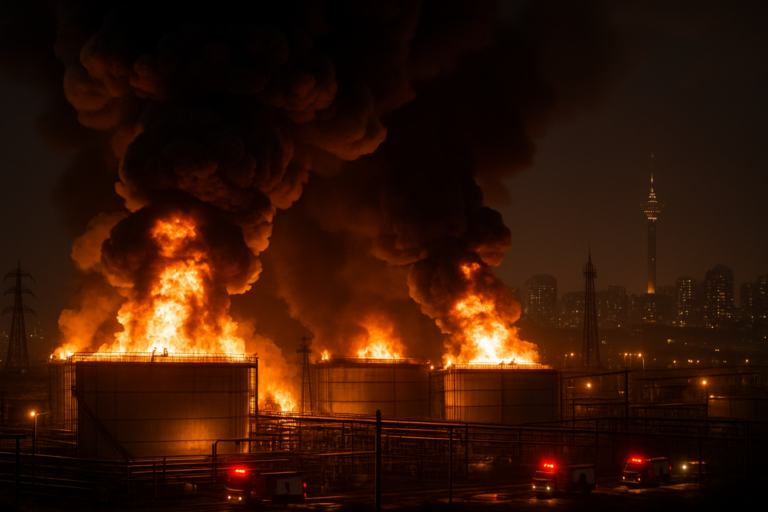 US-Israel Coordinate Devastating Strikes on Iranian Oil Facilities as War Enters Second Week