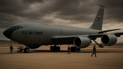 US KC-135 Refueling Aircraft Crashes in Western Iraq During Military Operations