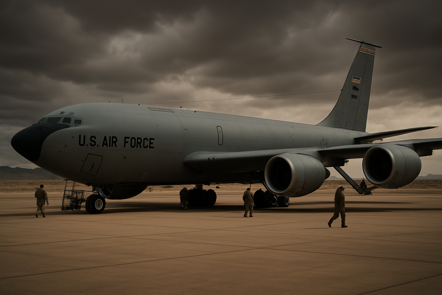US KC-135 Refueling Aircraft Crashes in Western Iraq During Military Operations