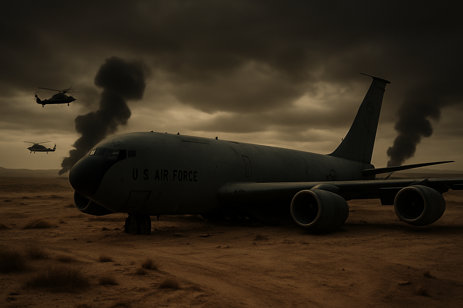 US Military KC-135 Tanker Aircraft Crashes in Western Iraq as Pro-Iranian Groups Claim Responsibility