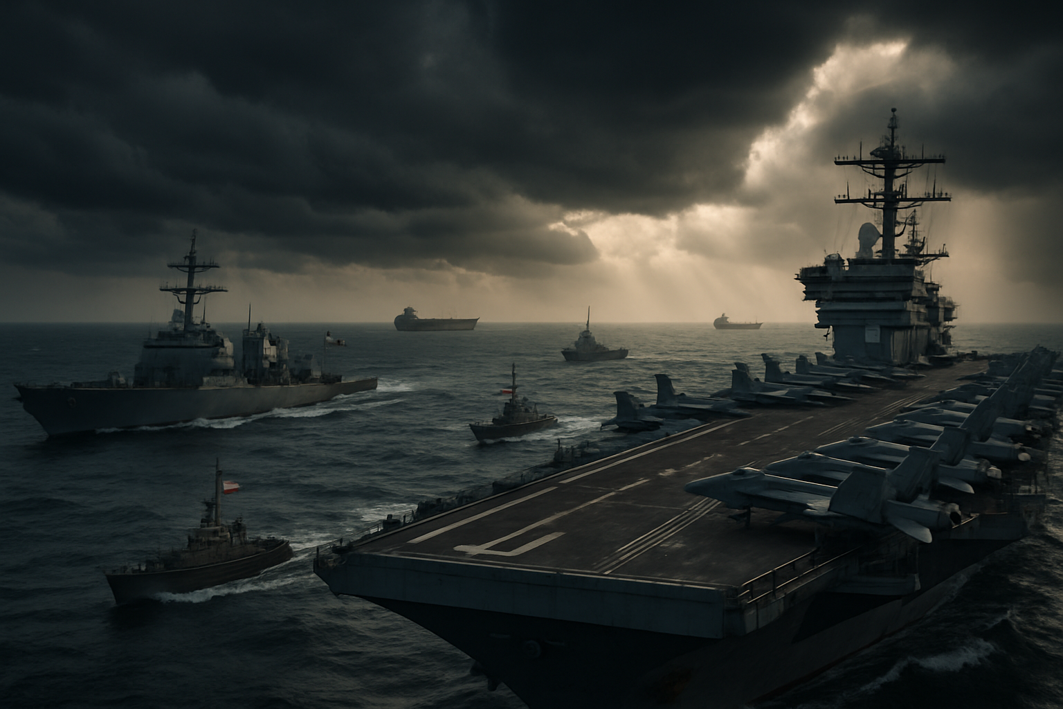 US Naval Blockade Enters Third Day as Troops Report Severe Supply Shortages in Middle East