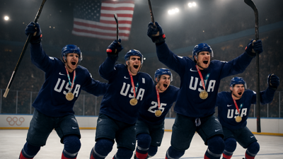 US Hockey Team Defeats Canada to Win First Olympic Gold Since 'Miracle on Ice'
