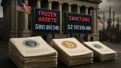US Expands Sanctions Against Chinese Refineries and Freezes $344M Iranian Cryptocurrency Assets
