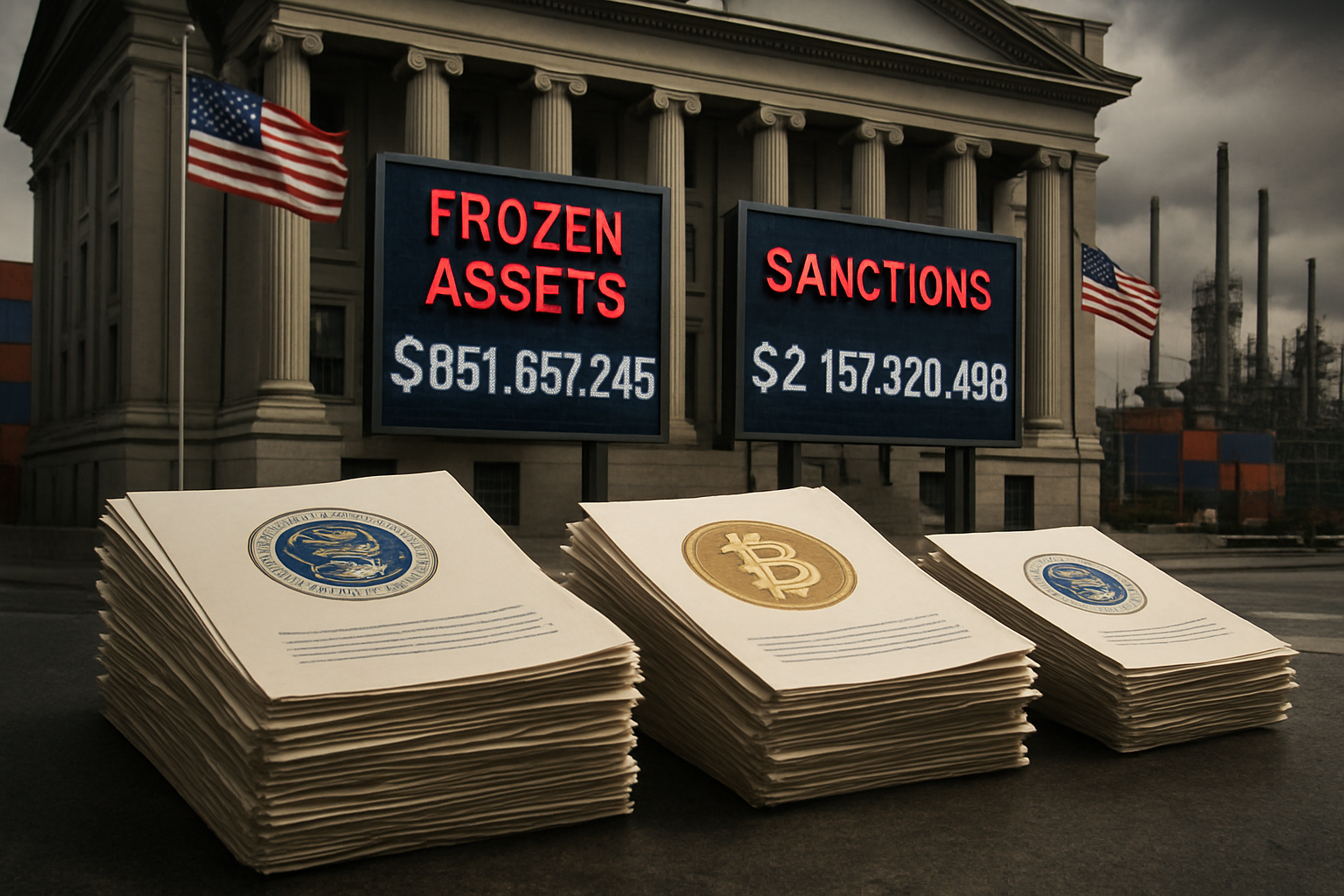 US Expands Sanctions Against Chinese Refineries and Freezes $344M Iranian Cryptocurrency Assets