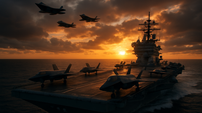 US Military Shoots Down Iranian Drone Near Aircraft Carrier in Arabian Sea Amid Escalating Regional Tensions