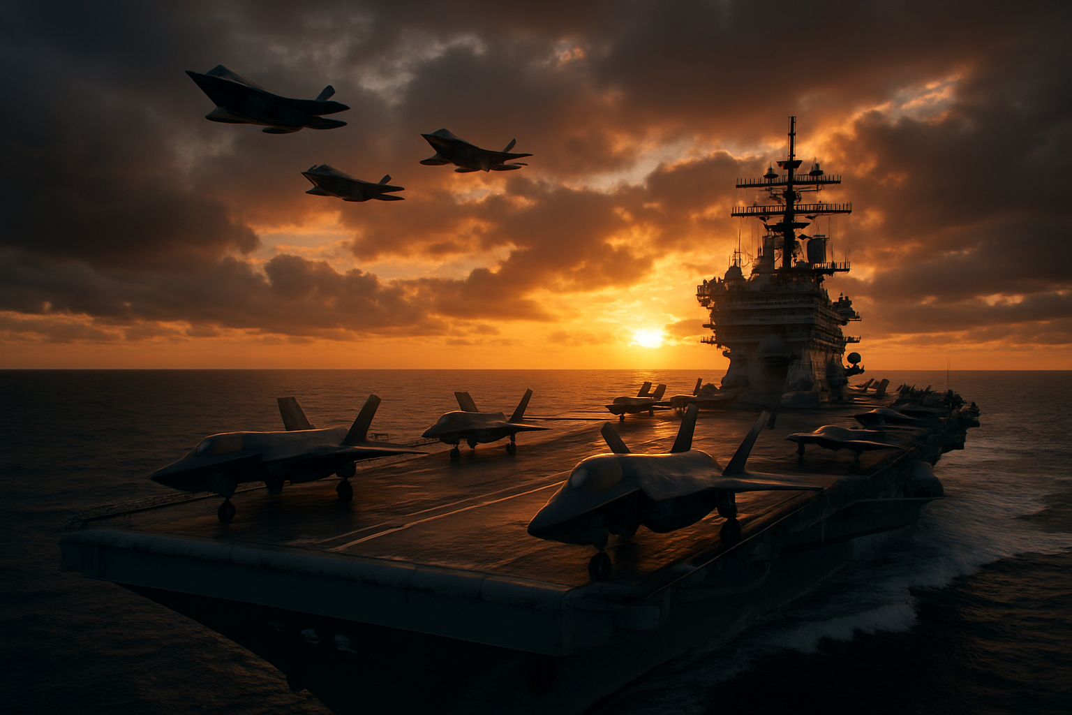 US Military Shoots Down Iranian Drone Near Aircraft Carrier in Arabian Sea Amid Escalating Regional Tensions