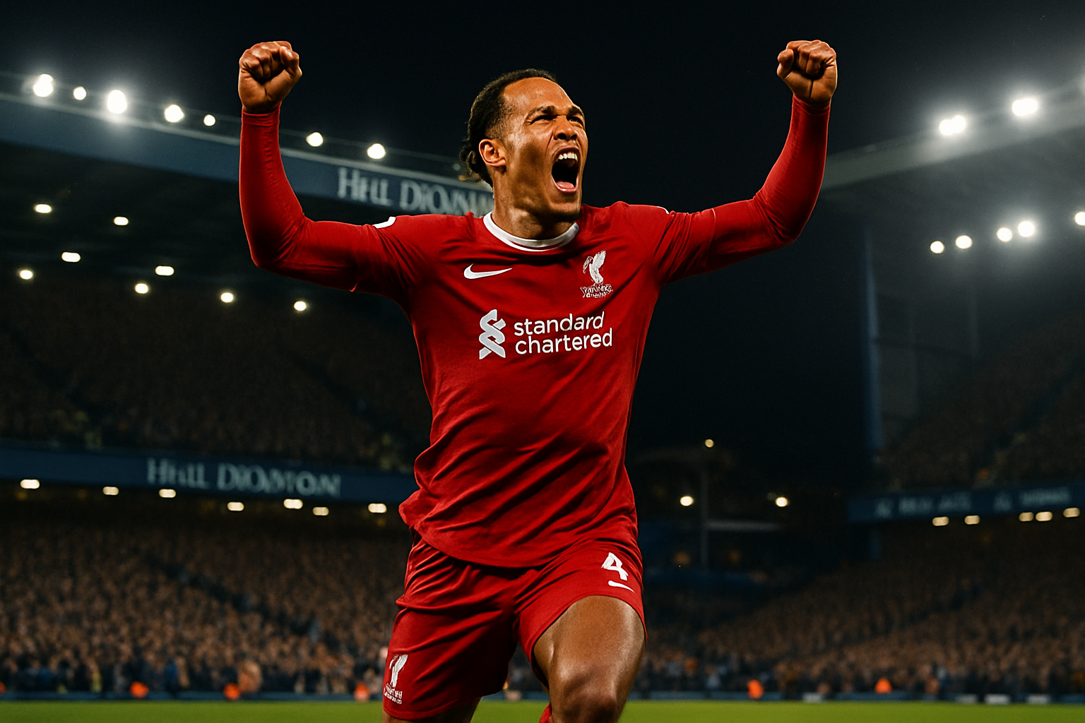 Van Dijk's Dramatic Late Header Secures Historic 2-1 Liverpool Victory in First Merseyside Derby at New Stadium