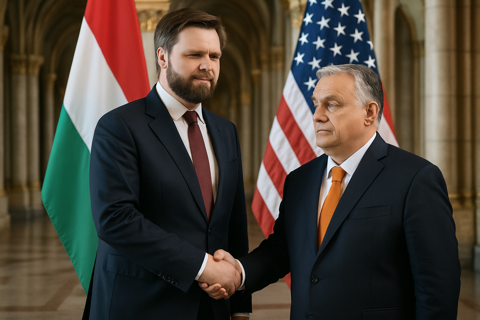 Vance Arrives in Hungary to Support Orbán Ahead of Critical Elections Amid EU Crisis