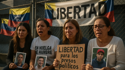 Venezuela Opposition Families Complete 72 Hours in Desperate Hunger Strike for Political Prisoners