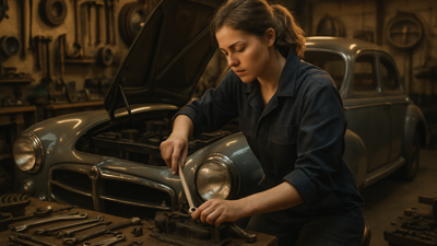 Breaking Barriers: The Extraordinary Career of a Female Vintage Car Restoration Specialist