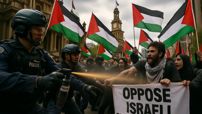 Violent Clashes Erupt in Sydney During Israeli President's Visit as Police Arrest 27 Protesters