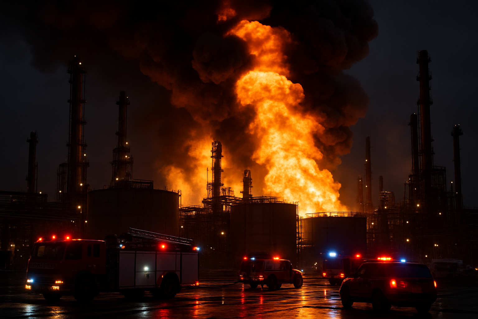 Massive Fire Erupts at Critical Australian Oil Refinery as Global Fuel Crisis Deepens