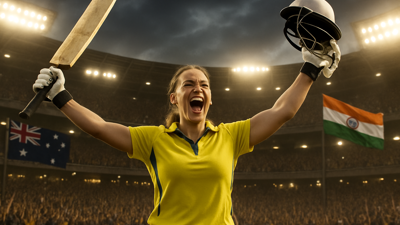 Voll Century Fires Australia to Crushing Victory Over India in Multi-Format Series