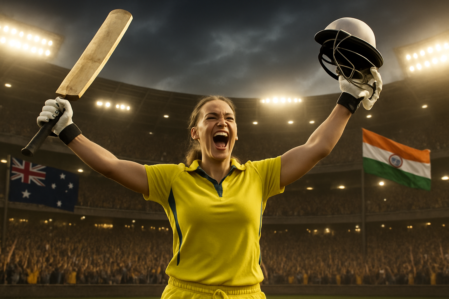 Voll Century Fires Australia to Crushing Victory Over India in Multi-Format Series