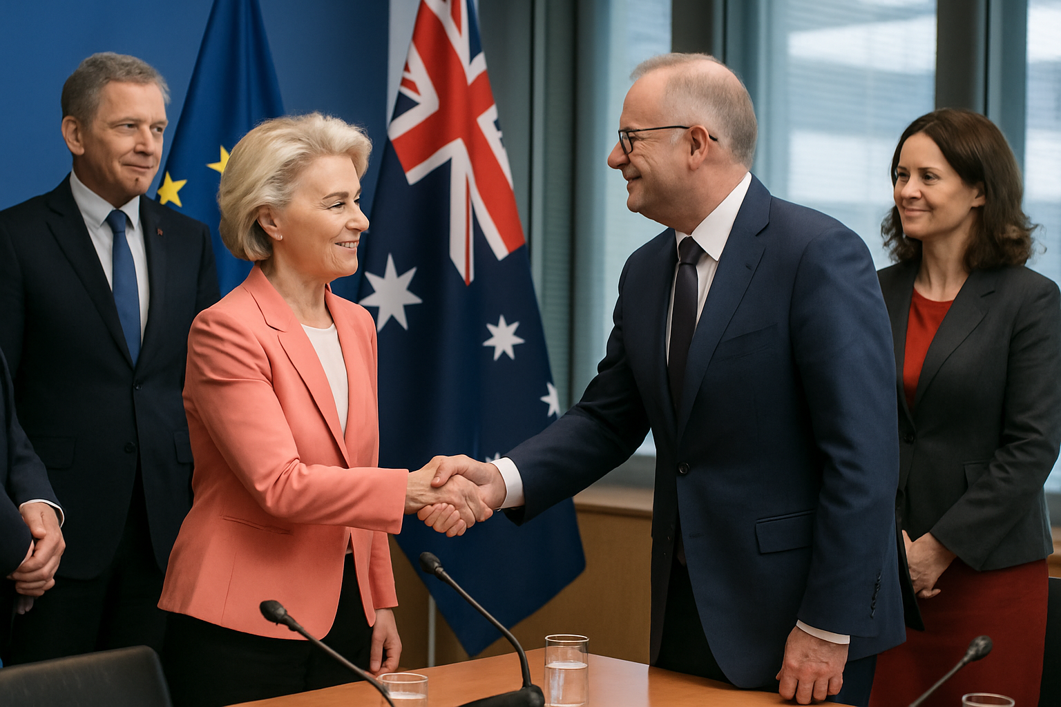 Von der Leyen Arrives in Australia to Revive Stalled EU Trade Negotiations Amid Global Diversification Push