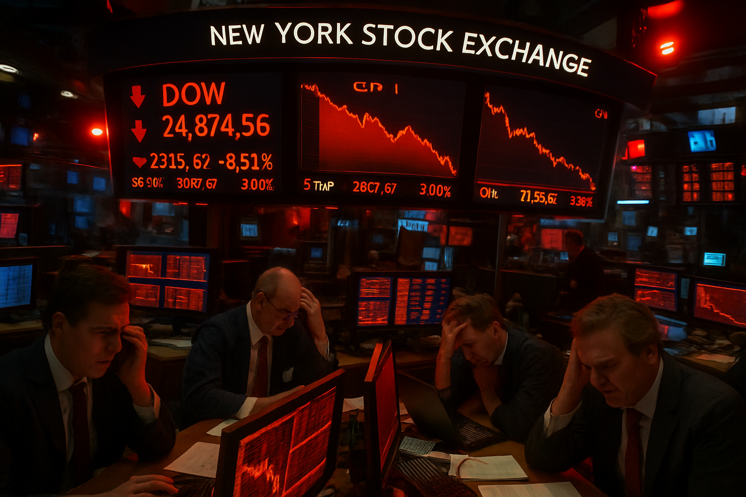 Wall Street Suffers Worst Drop Since Iran War Began as Market Chaos Spreads Globally