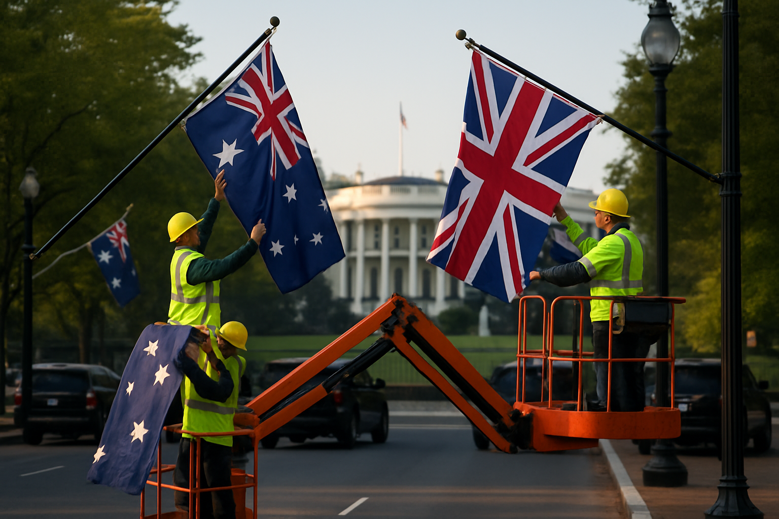 Washington D.C. Swiftly Corrects Flag Mix-Up Ahead of King Charles III Visit Amid Historic Diplomatic Tensions
