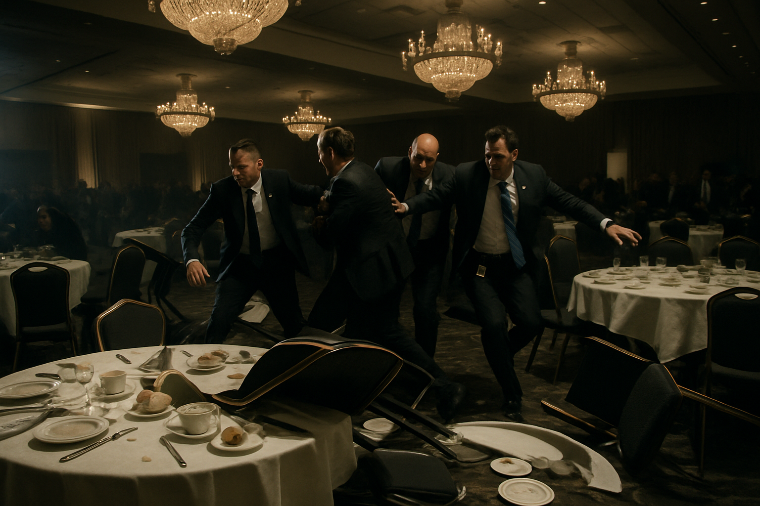 Gunman Opens Fire at White House Correspondents' Dinner, Trump Evacuated in Security Breach