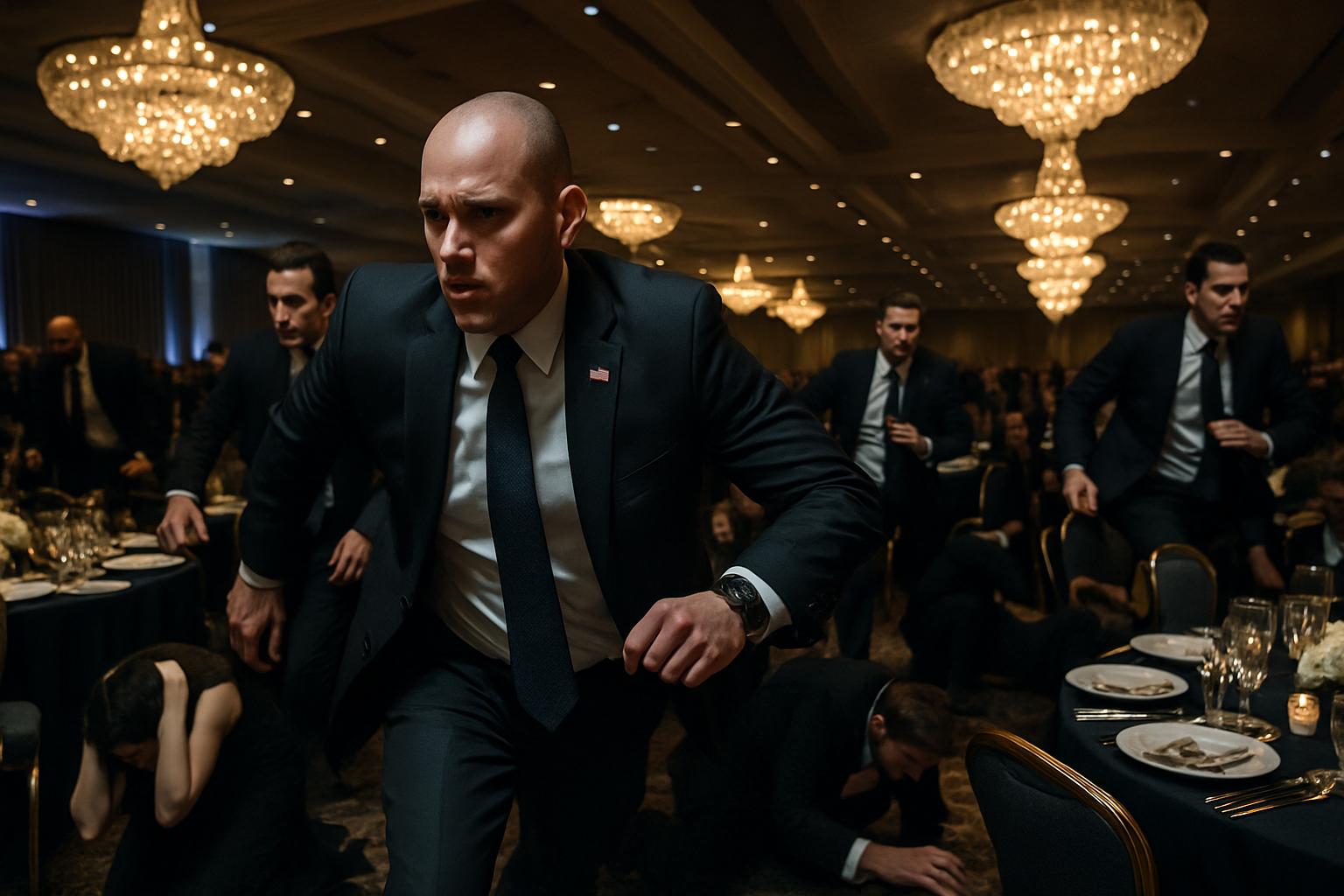 Trump Evacuated as Gunman Opens Fire at White House Correspondents' Dinner