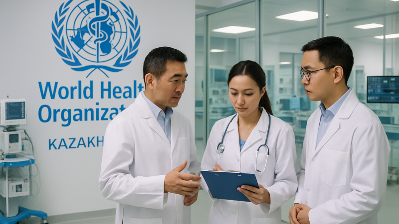 Kazakhstan healthcare facility with WHO partnership